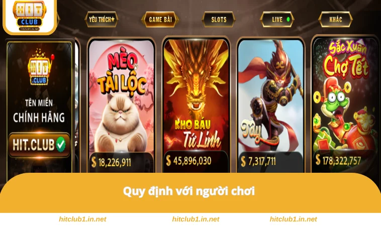 Quy định với người chơi